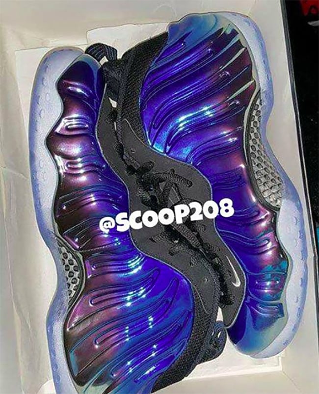 foamposite one blue mirror