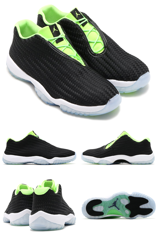 jordan future low green