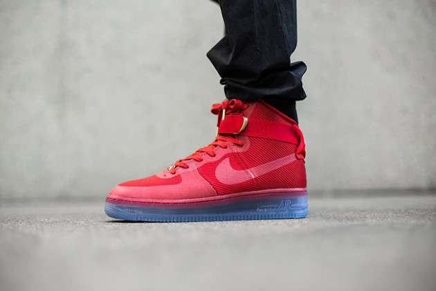 nike air force 1 high red