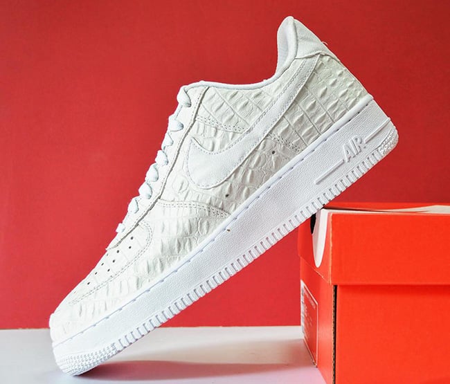 Nike Air Force 1 Low White Croc | SneakerFiles