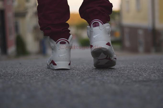 Nike Air Jordan 6 Maroon 2015