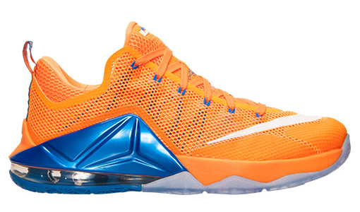 Nike LeBron 12 Low Orange Blue