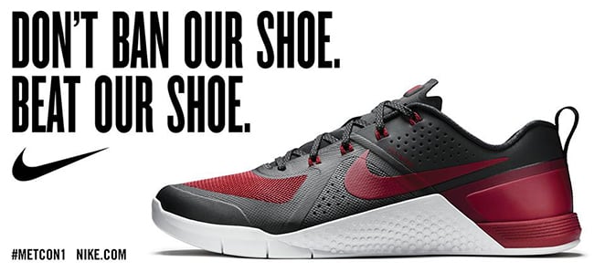 CrossFit Bans the Nike Metcon 1