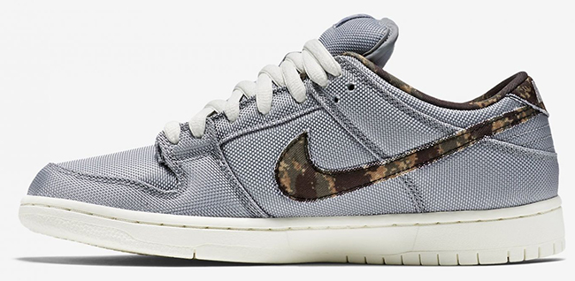 Nike SB Dunk Low Camo Swoosh