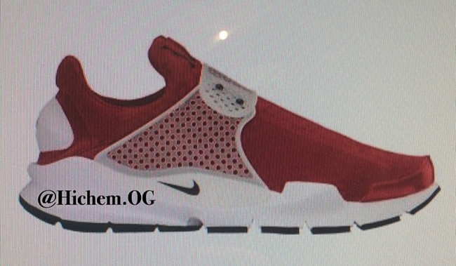 Nike Sock Dart 2016 Gym Red