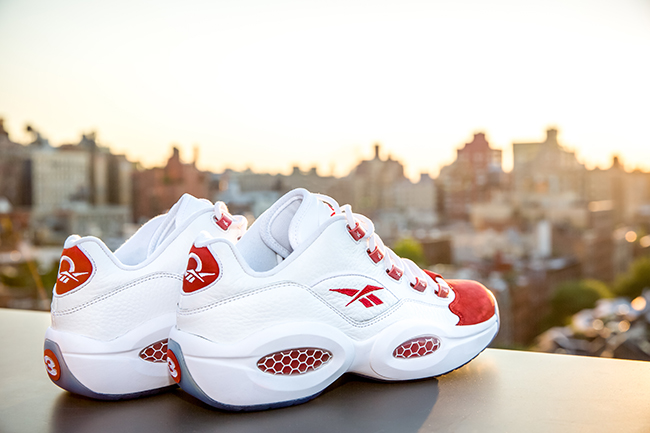 Reebok Question Low White Red Releasing
