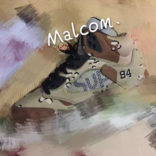 Supreme Air Jordan 5 Camo