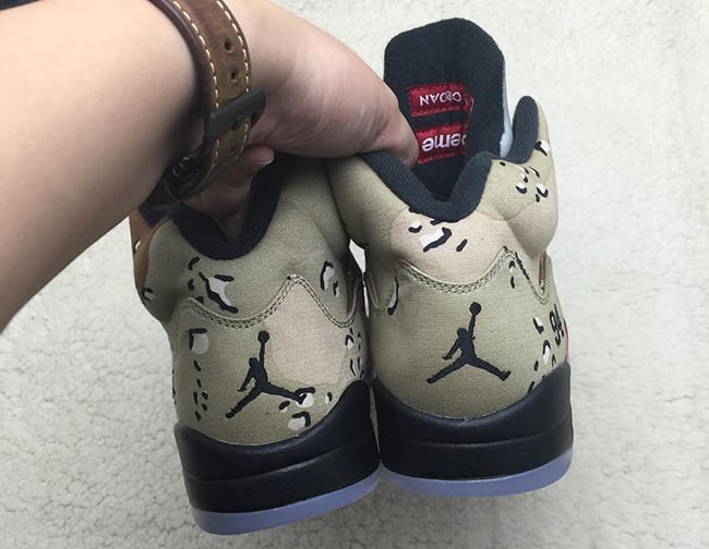 Supreme Air Jordan 5 Desert Camo