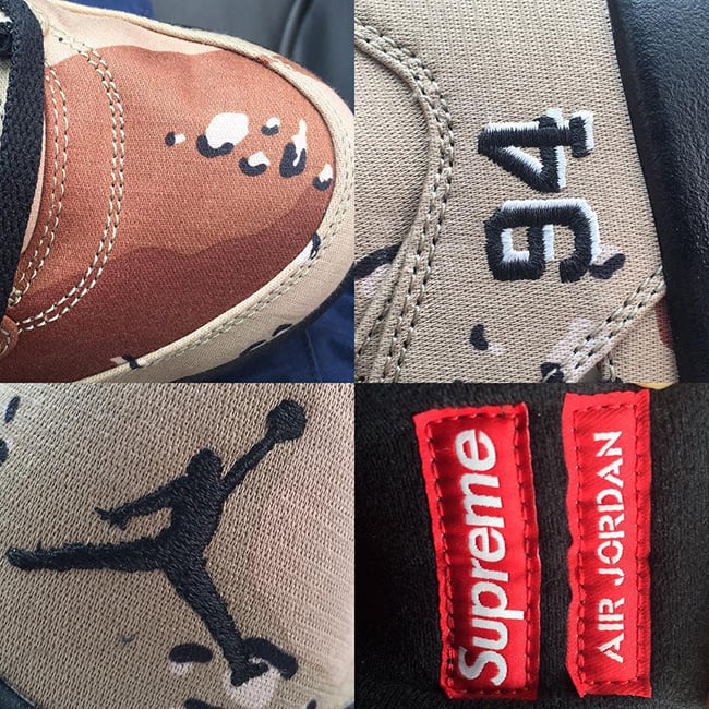 Supreme Air Jordan 5 Desert Camo