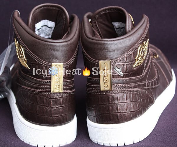 Air Jordan 1 Pinnacle Brown Croc