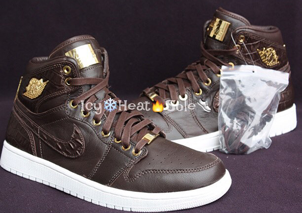 Air Jordan 1 Pinnacle Brown Croc