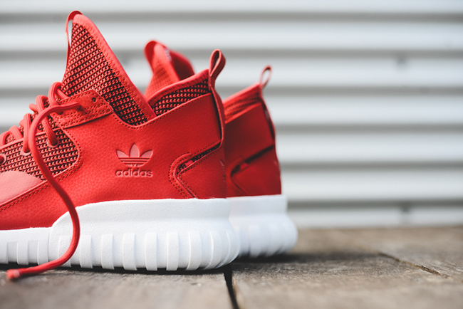 adidas Tubular X Primeknit Red White 