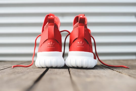 adidas tubular x primeknit womens red