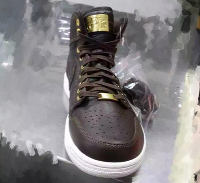 Air Jordan 1 Pinnacle Croc Brown Sample