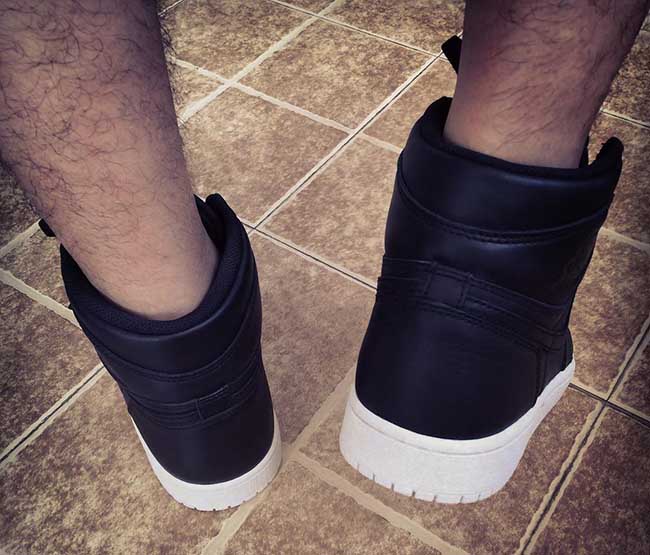 Air Jordan 1 Retro High OG Black White On Feet