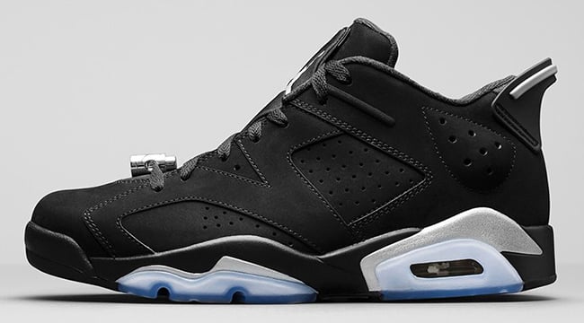 Air Jordan 6 Low Black Chrome