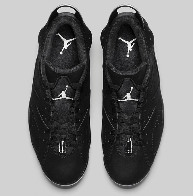 Air Jordan 6 Low Retro Black Chrome Metallic Silver 2015 | SneakerFiles