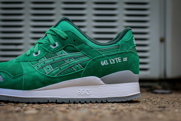 asics gel lyte iii tropical green