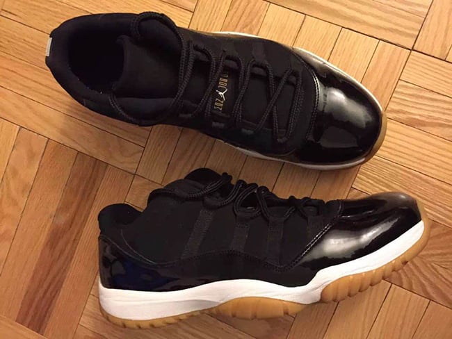 air jordan 11 black gum