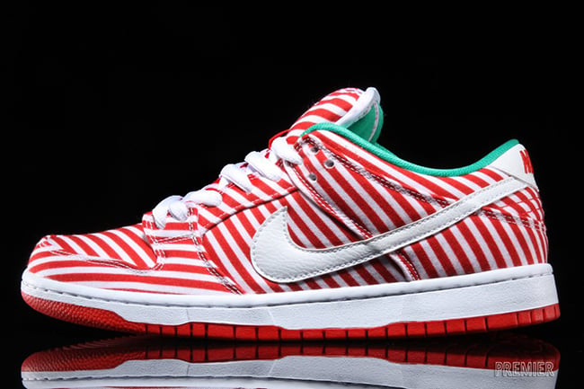 Candy Cane Nike SB Dunk Low