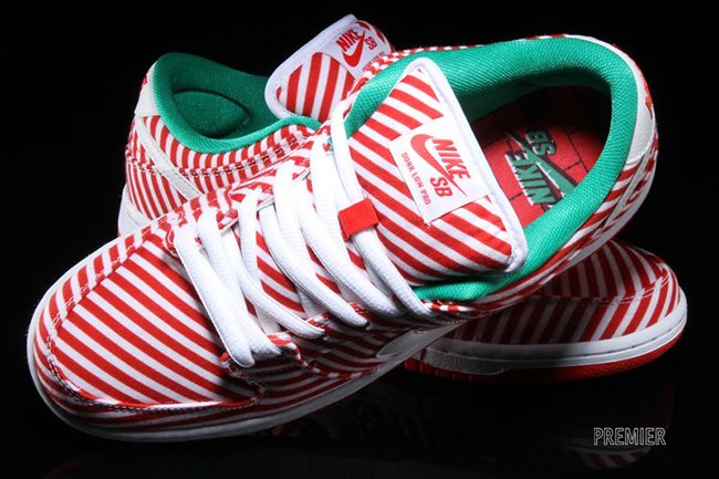 Candy Cane Nike SB Dunk Low