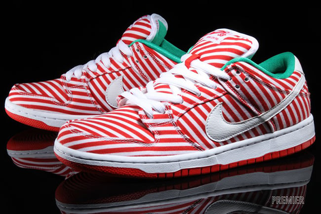 Candy Cane Nike SB Dunk Low