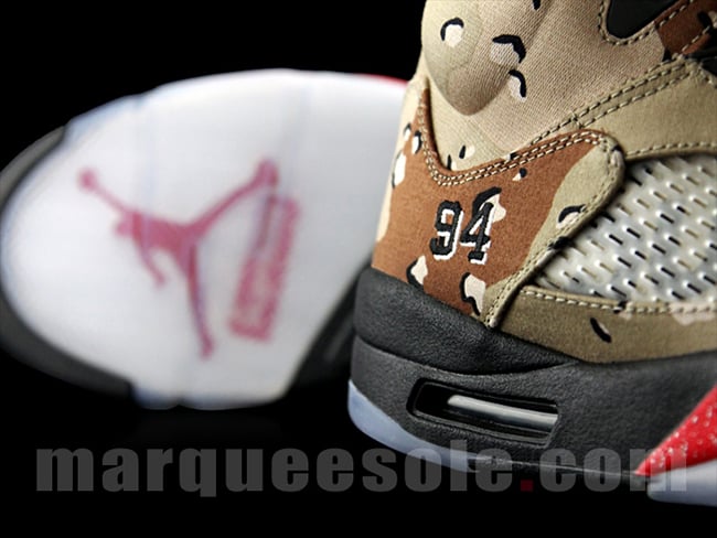 Supreme x Air Jordan 5 Desert Camo