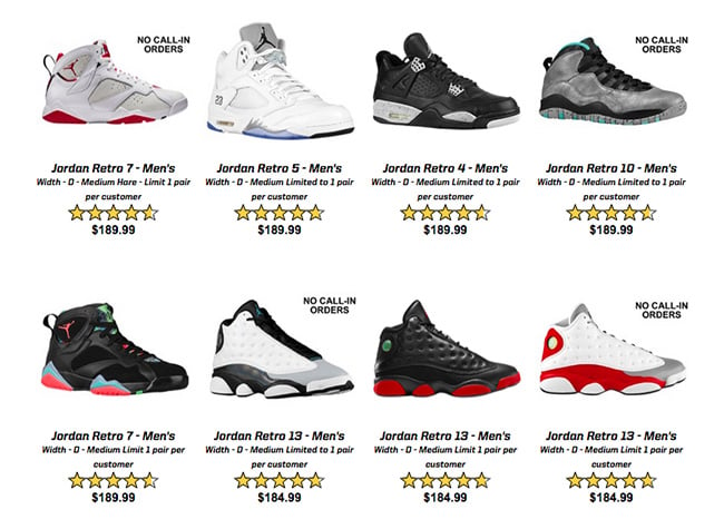 EastBay Air Jordan Restock August 2015