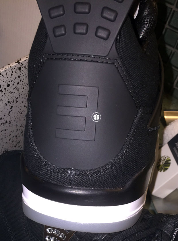 Eminem Air Jordan 4 Black Chrome 2015