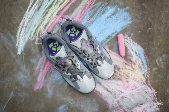 Air Jordan 6 Low GS Ultraviolet Girls