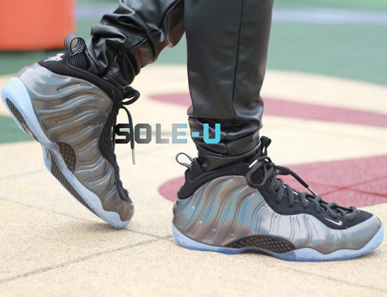 foamposite hologram on feet