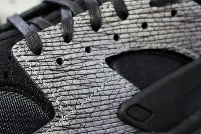 Nike Air Huarache Reptile Black Metallic Silver