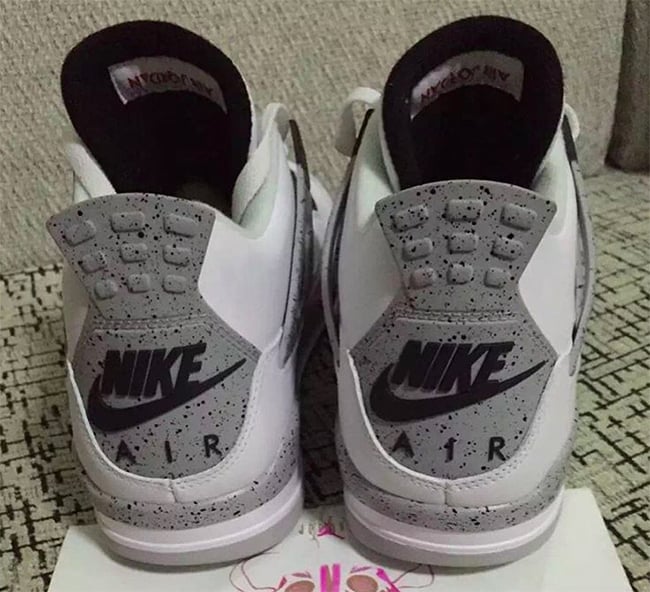 Nike Air Jordan 4 Retro 89 White Cement 2016