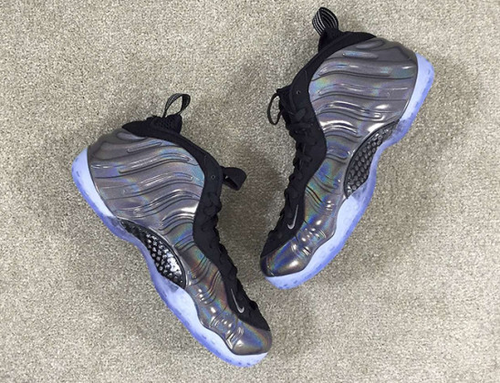 foamposite hologram on feet