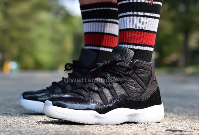 Air Jordan 11 72-10 On Feet