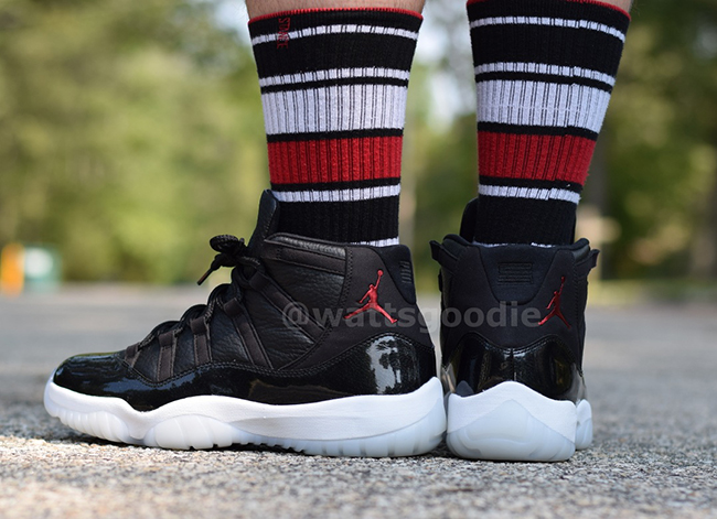 Air Jordan 11 72-10 On Feet