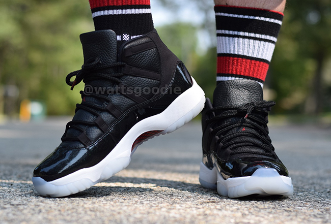 Air Jordan 11 72-10 On Feet