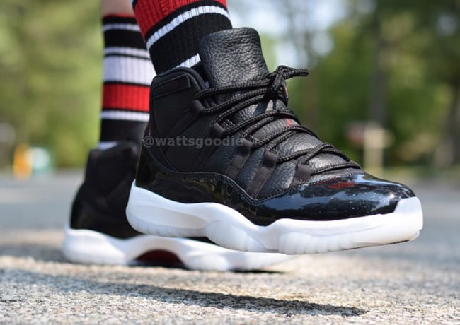 Air Jordan 11 72-10 On Feet