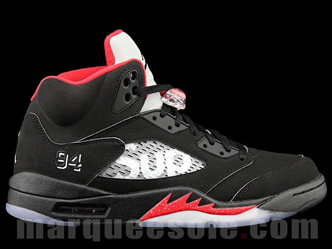 Supreme Air Jordan 5 Black