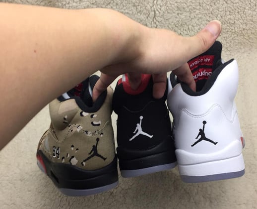 air jordan 5 supreme white