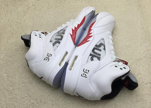 supreme 5s white