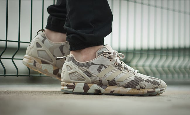 adidas ZX Flux Camo Brown Hemp 