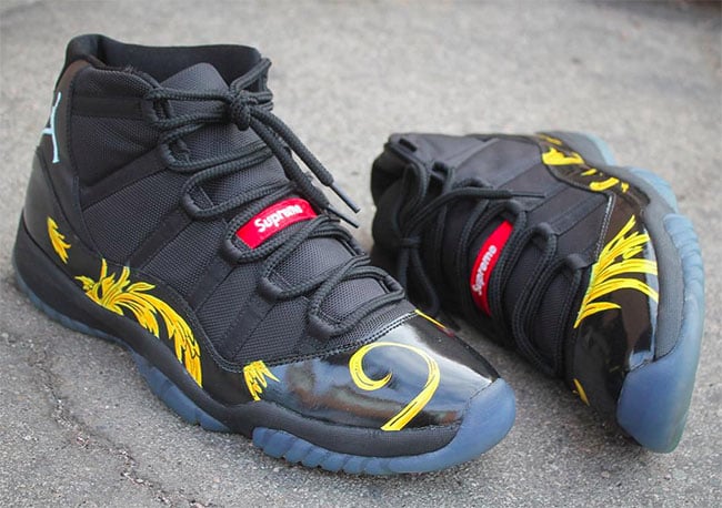Air Jordan 11 Supreme Custom | SneakerFiles