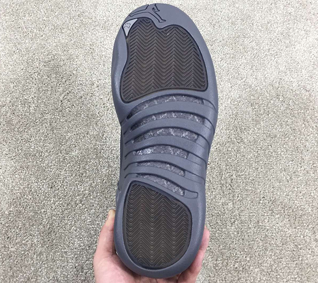 jordan 12 dark grey grade school