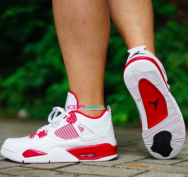 Air Jordan 4 Alternate 89 On Feet