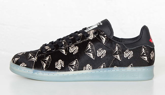 BBC Pharrell adidas Stan Smith Pony Hair Black