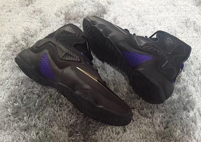 Nike LeBron 13 Black Purple Gold