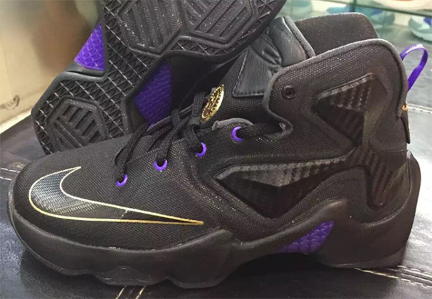 Nike LeBron 13 Black Purple Gold | SneakerFiles