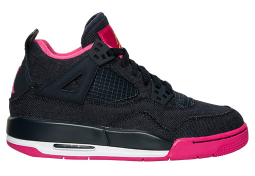 Denim Air Jordan 4 GS Pink