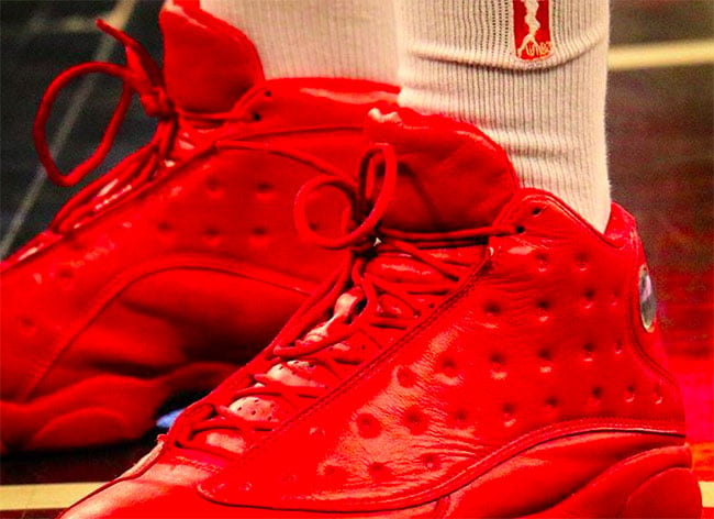 Lynetta Kizer Wears All Red Air Jordan 13